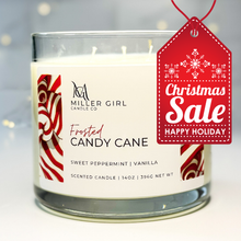Load image into Gallery viewer, Frosted Candy Cane | Candles + Wax Melts