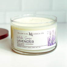 Load image into Gallery viewer, White Sage Lavender | Candles + Wax Melts - Miller Girl Candle Co