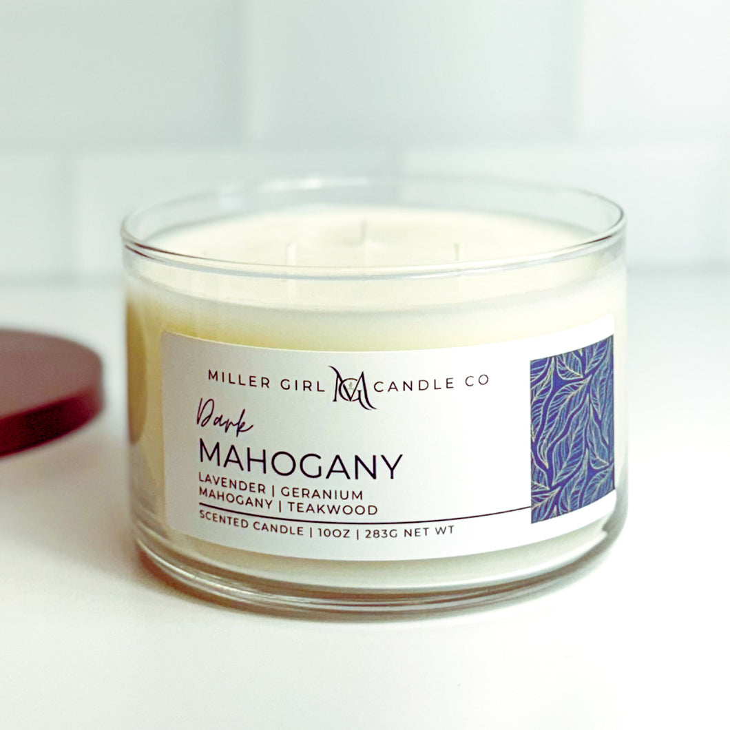 Dark Mahogany | Candles + Wax Melts - Miller Girl Candle Co