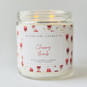 Cherry Bomb Candles and Wax Melts