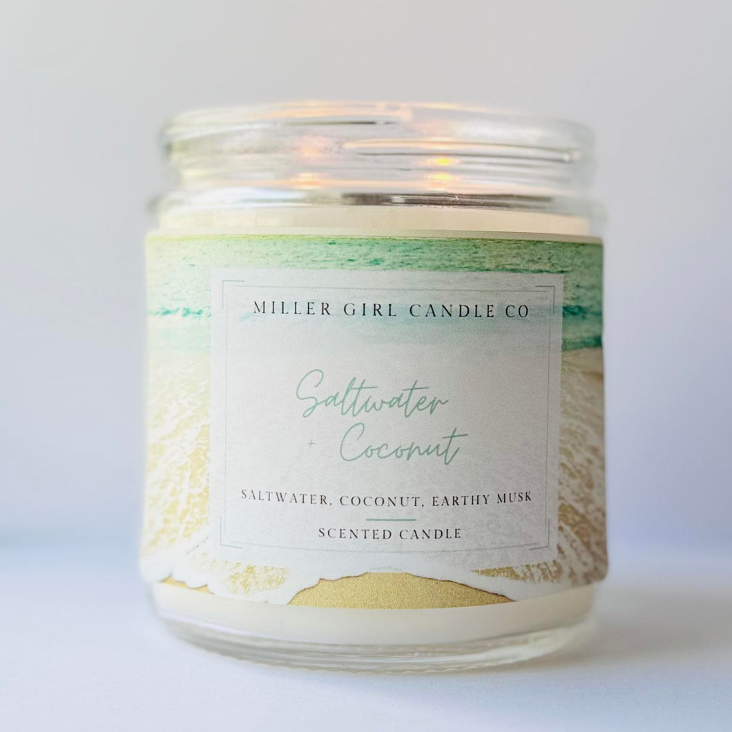 Saltwater + Coconut Candles & Wax Melts