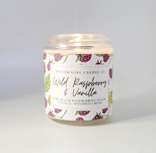 Load image into Gallery viewer, Wild Raspberry + Vanilla Candles &amp; Wax Melts
